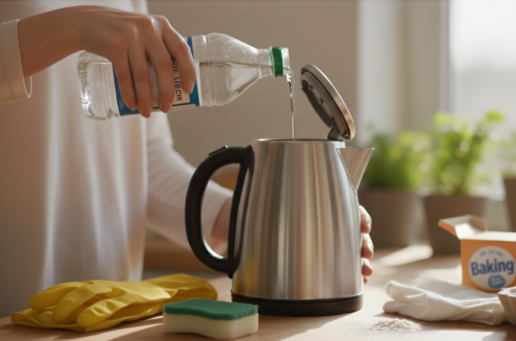 How to Clean Electric Tea Kettle With Vinegar